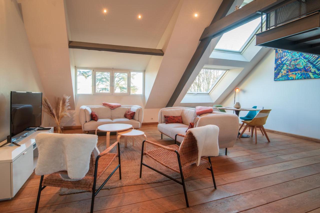Ferienwohnung Loft Les Deux Cedres Avec Vue Panoramique Charleville-Mézières Exterior foto